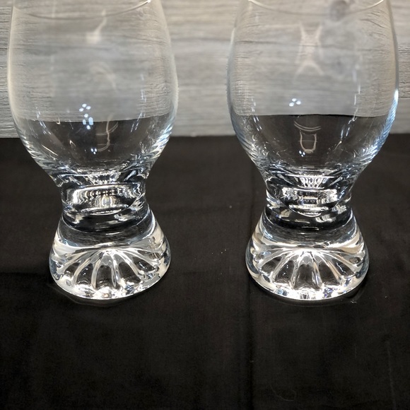 Gorgeous Vintage Bohemia Crystal-Crystalex Footed Goblets - Picture 1 of 6